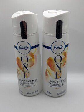 2 Febreze ONE Air & Fabric Refresher Mist Refill MANDARIN Sealed Non Aerosol